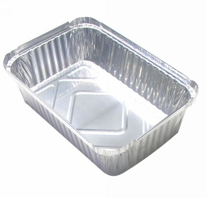 Hộp đựng thực phẩm bằng giấy nhôm 700ml dùng một lần Khay nướng bằng giấy nhôm