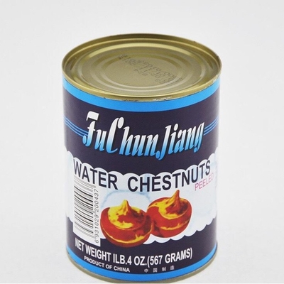 Ngọt 425g 567g Trái cây đóng hộp Rau nước Hạt dẻ trong xi-rô