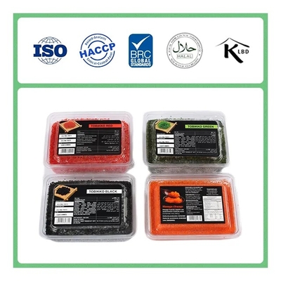 500g Trứng Cá Capelin Masago Cam Gia Vị Cho Món Nhật
