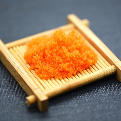 Masago Tobiko Capelin Cá Roe sushi trứng cá chuồn Capelin đông lạnh