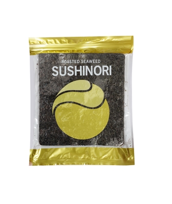 Sushi Nori Dài 21cm Rong Biển Khô Nướng Gói 100 Tờ
