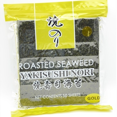Chân không OEM Nhật Bản Yaki Sushi Nori Tảo biển khô tấm