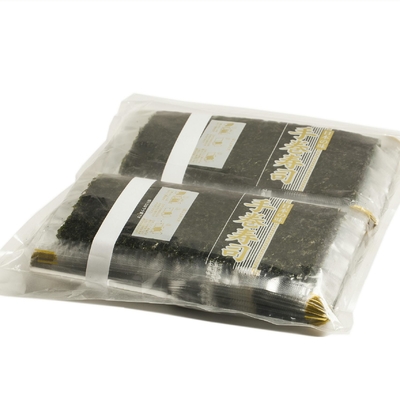 Rong biển Yaki Nori Nướng Giòn Hạng A 50 Tờ Cán Tay