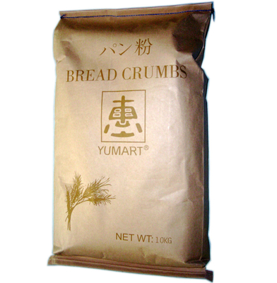 10kg 12mm Bánh mì phong cách Nhật Bản vụn Panko Flakes Màu vàng