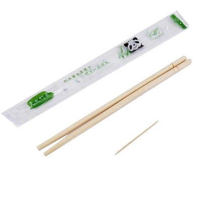 Đũa gỗ tròn dùng một lần 21cm Thân thiện với môi trường