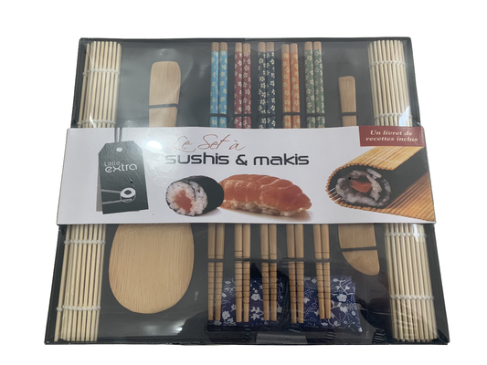 Bamboo Sushi Rolling Kit Bộ Kit Làm Sushi Nhật Bản Tự Làm Đầy Đủ
