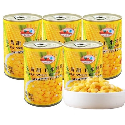 250G rau củ đóng hộp đông lạnh Ngô ngọt nhân ngọt