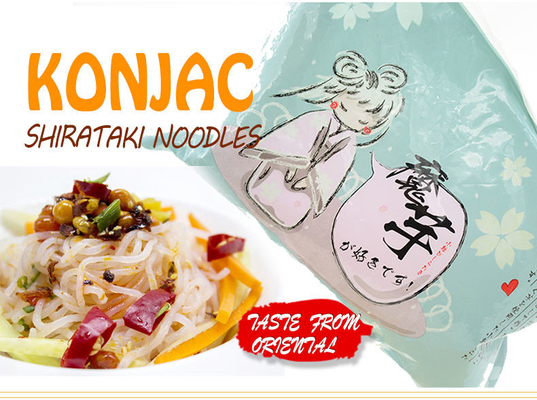 Ít calo Shirataki Konjac Mì không chứa gluten Cơm Konjac Shirataki không có gluten