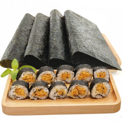 Bậc B Nhật Bản 100 Tờ Rong Biển Nướng Yaki Sushi Nori Xanh Đậm Giòn